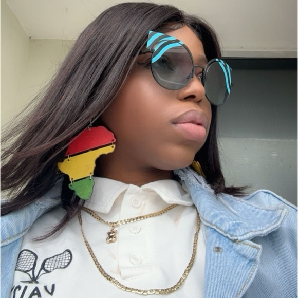 New - 💯 Auth Fendi Hypnoshine Blue-Aqua Gradient Round Sunglasses FF 0215/S 00… - Picture 6 of 17